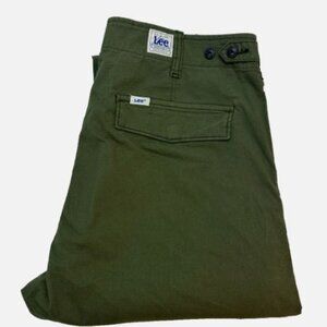Lee Workwear Men's Size W38 L32 Stretch Regular Fit Straight Leg Pants Green New